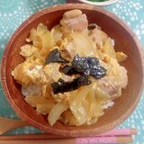 簡単！半熟卵のつゆだく親子丼